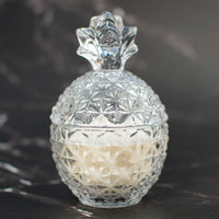The Rio de Janeiro fragrance free candle on grey background by Unscented Candle Company